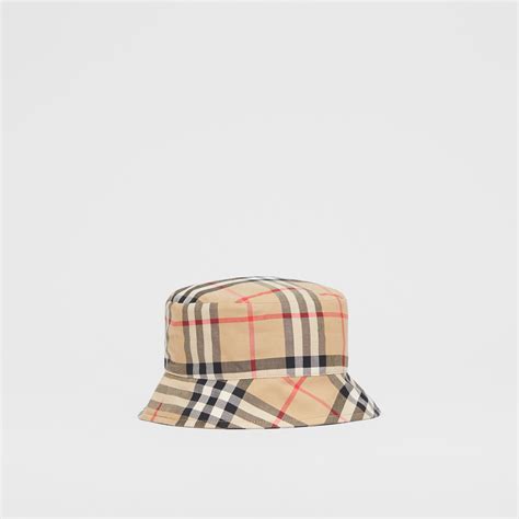 toddler burberry bucket hat|burberry reversible check hat.